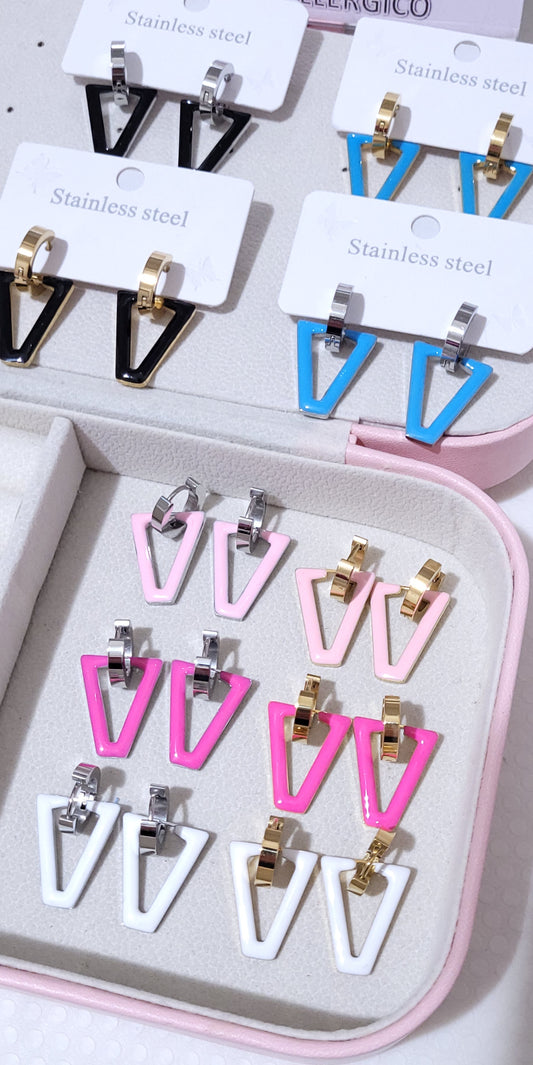 Orecchini VALENTINA F 🩷 100% Acciaio anallergico