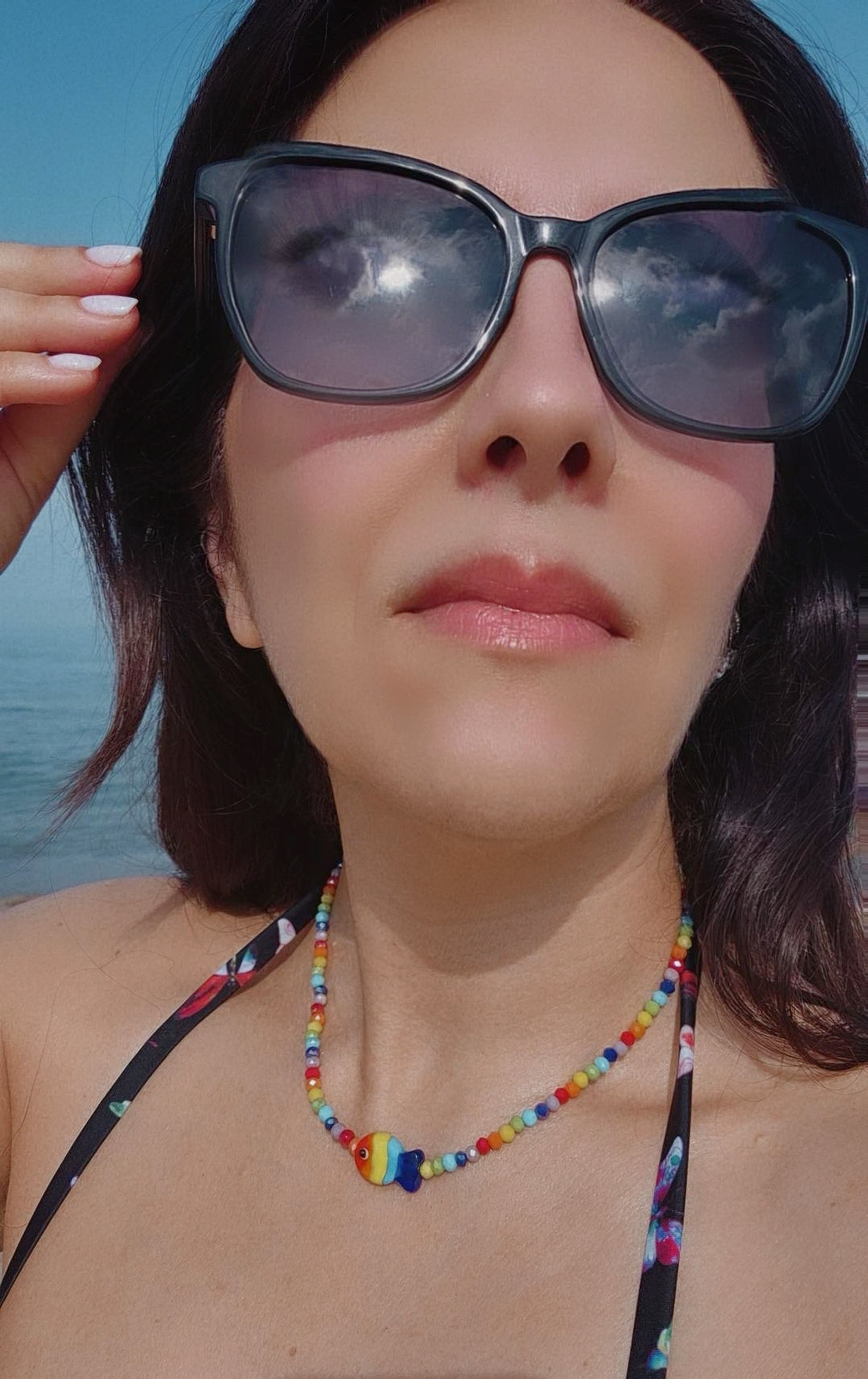 Collana arcobaleno Pride con Pesciolino multicolor🌈