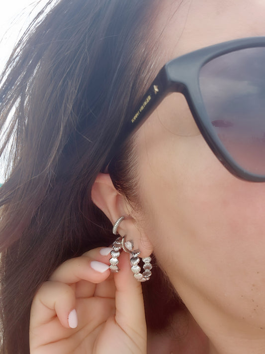 Orecchini giro Conchiglie 🐚 2cm in acciaio anallergico Silver o Gold