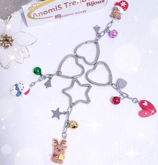 PortaChiavi natalizi soggetto a scelta personalizzabili