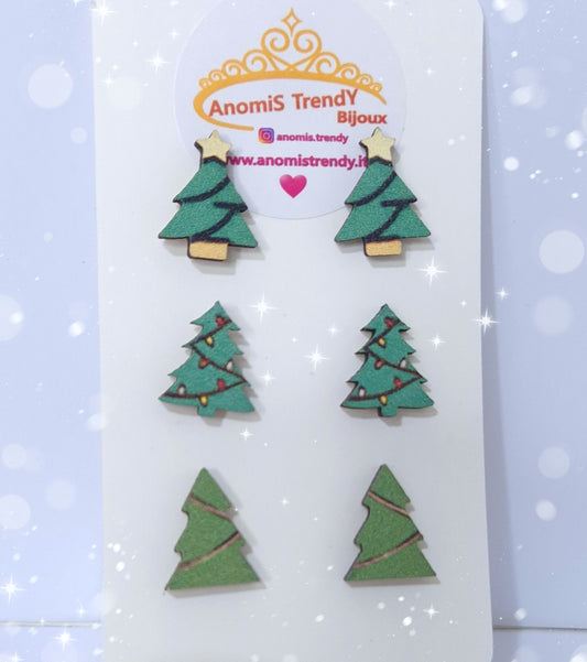 Mini orecchini Natalizi anallergici limited edition