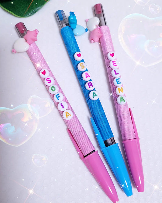 PENNA azzurra rivestimento Azzurro personalizzata