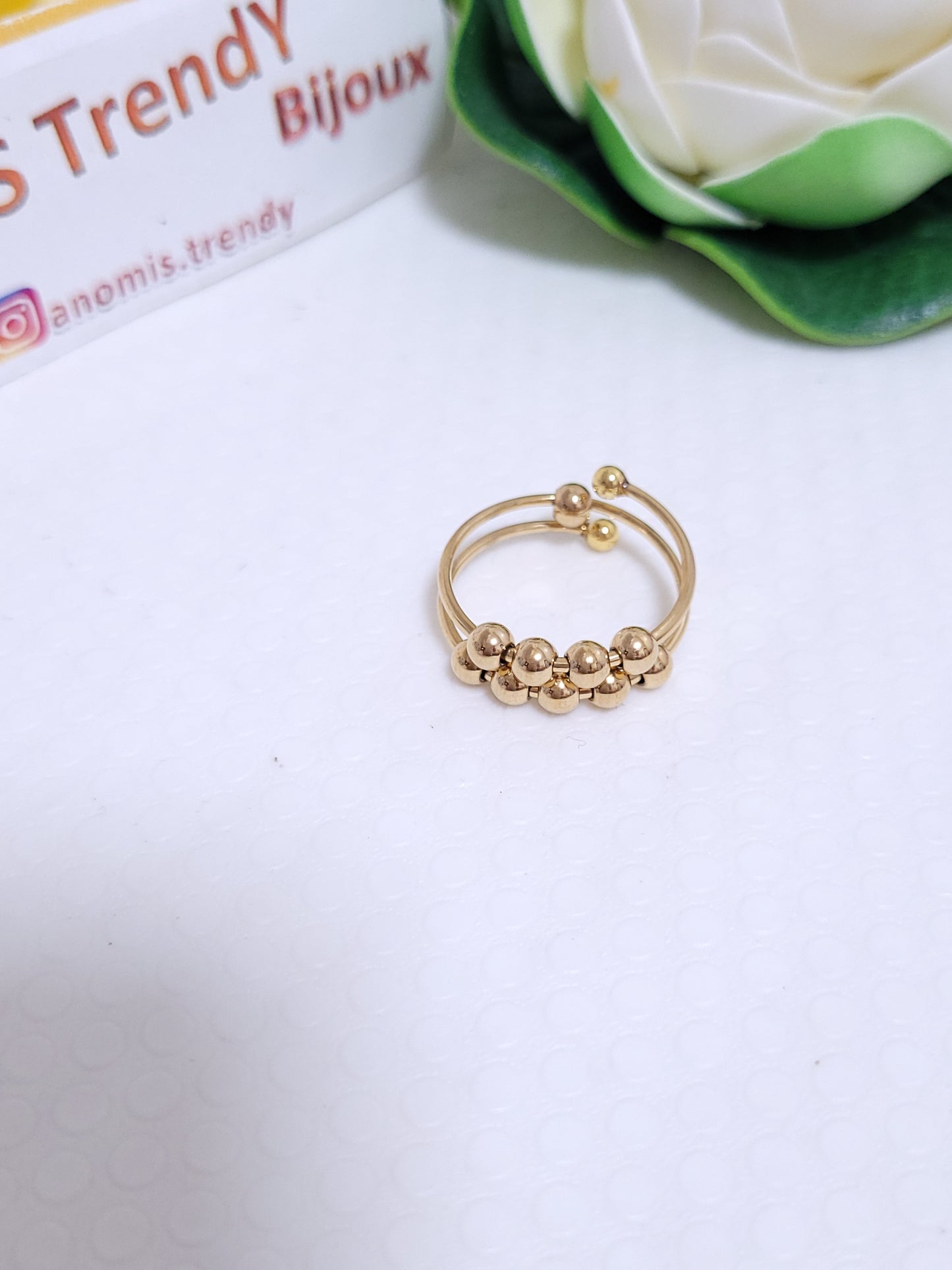 Anello mod. ANTISTRESS in acciaio