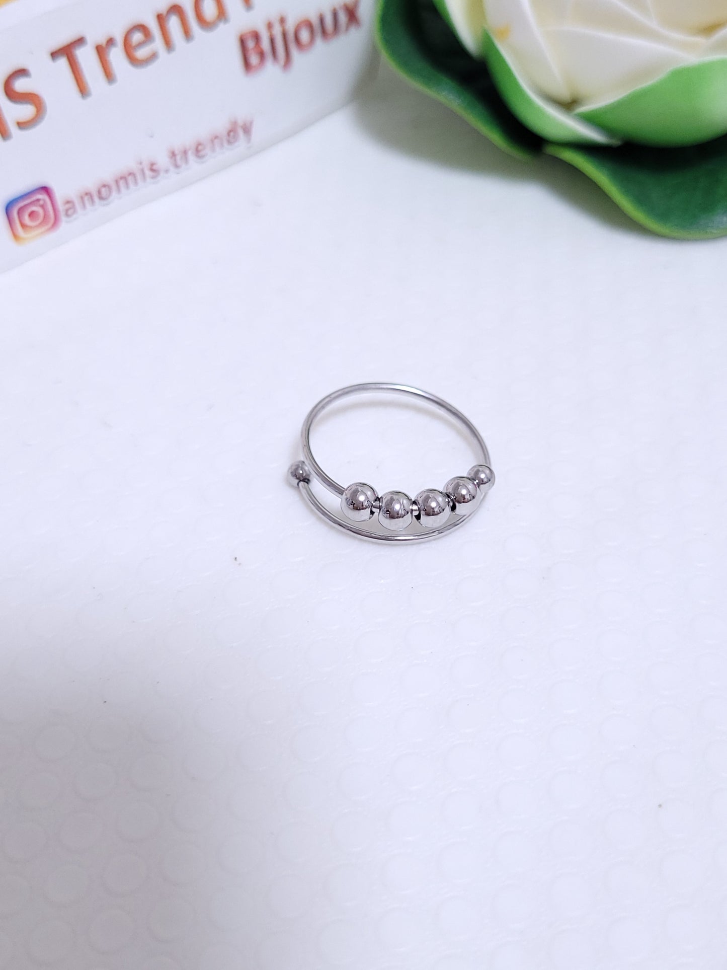 Anello mod. ANTISTRESS in acciaio