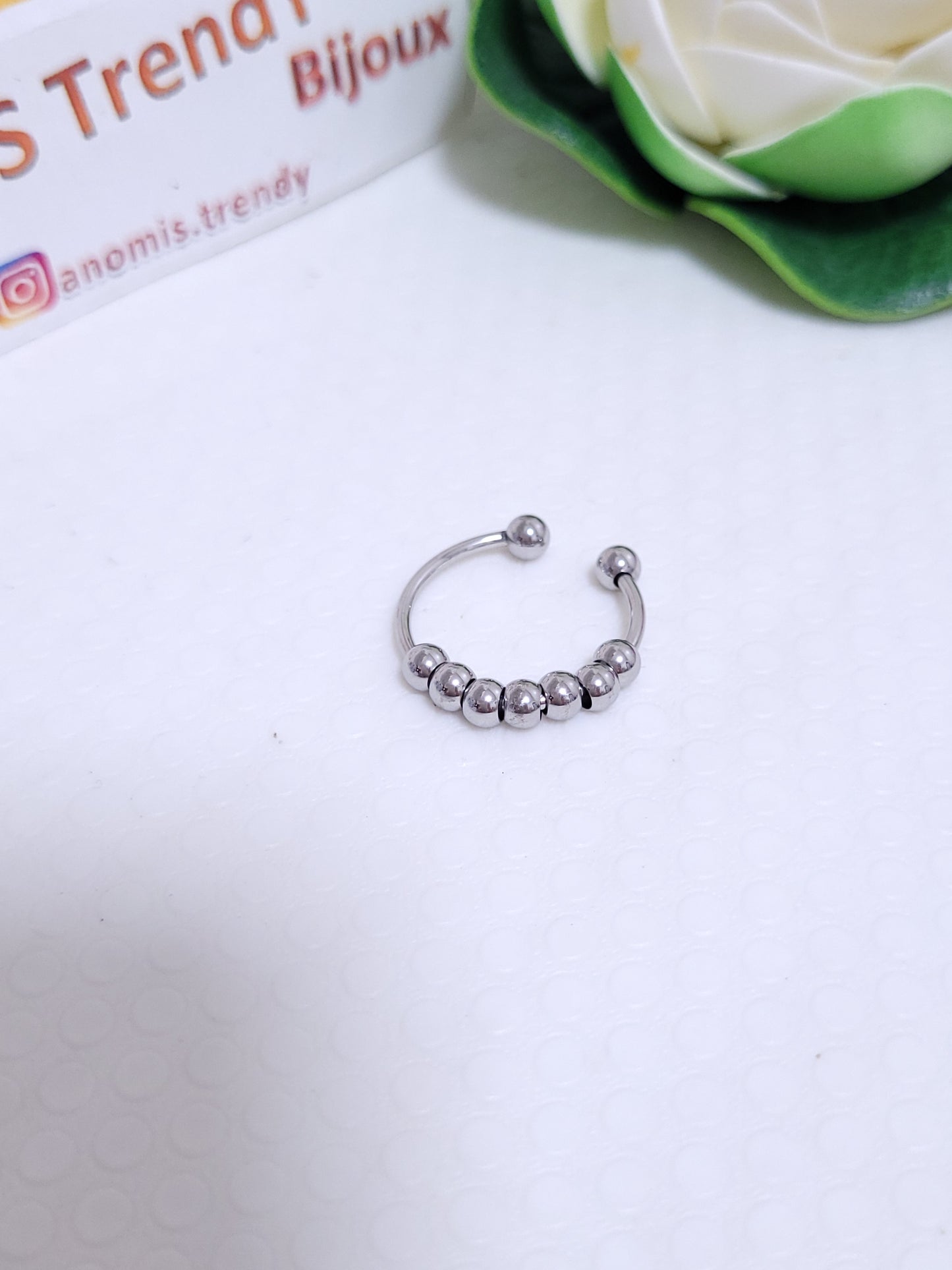 Anello mod. ANTISTRESS in acciaio