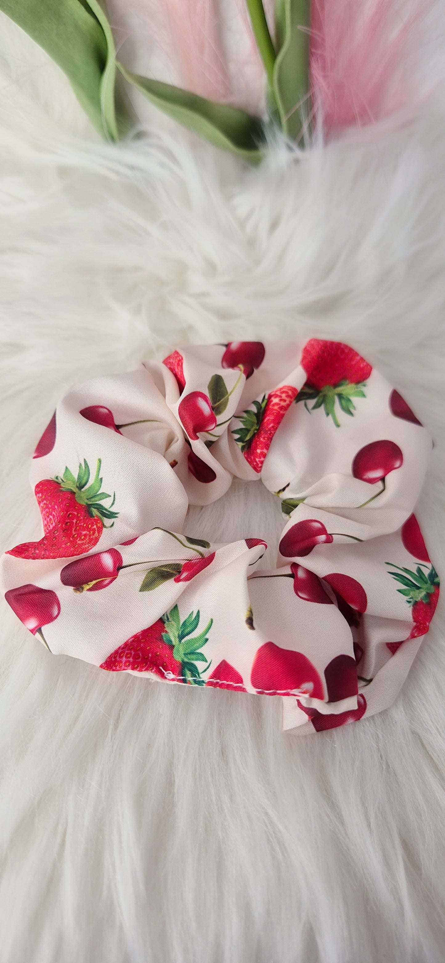 Scrunchies elastici per capelli Tuttifrutti 🍒🍋🍉 Estate 2025