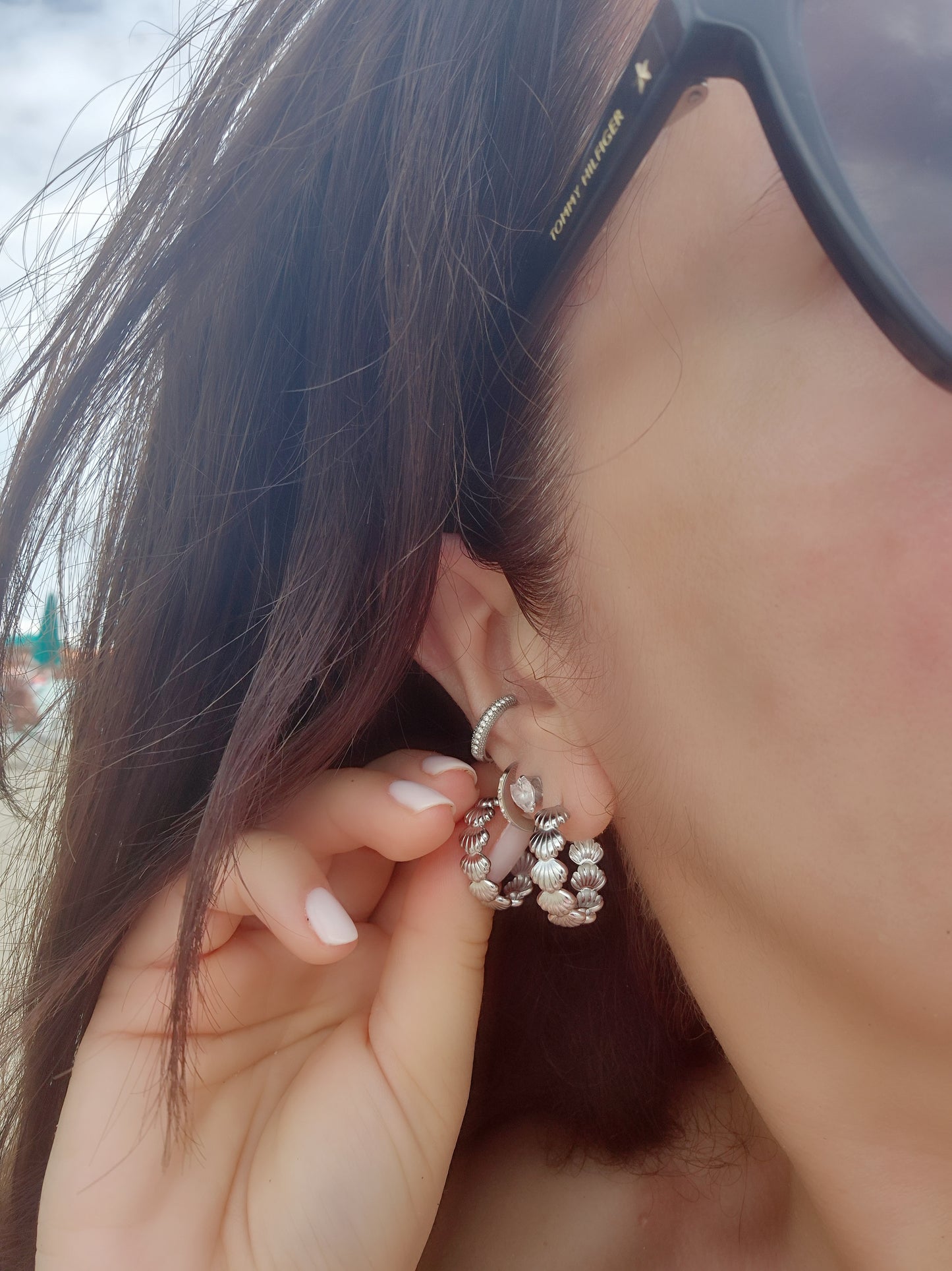 Orecchini giro Conchiglie 🐚 2cm in acciaio anallergico Silver o Gold