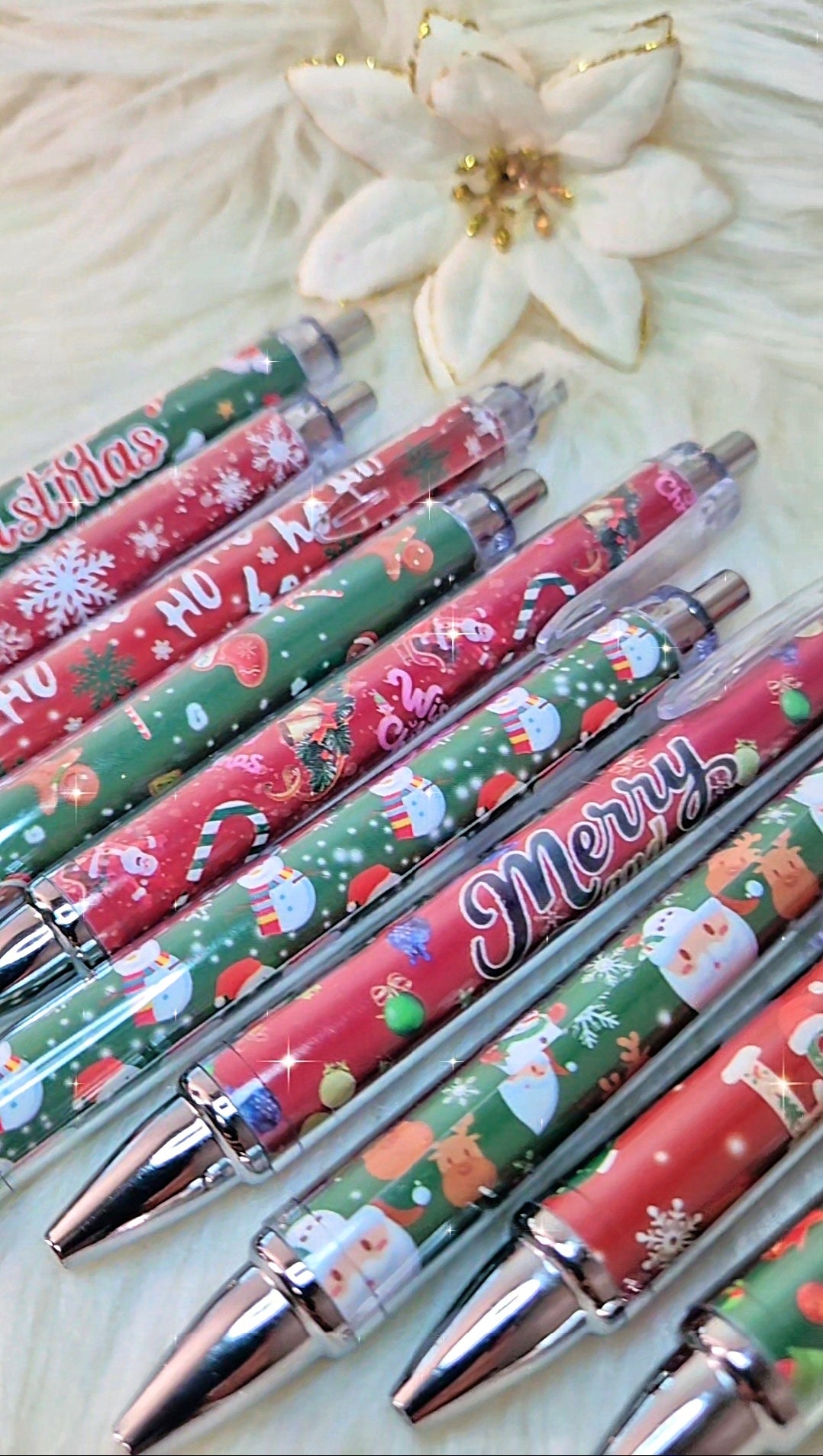 Penna Natalizia 🎅🏻 edizione limitata 2025🎄 inchiostro nero