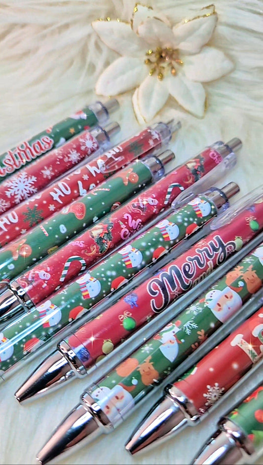 Penna Natalizia 🎅🏻 edizione limitata 2025🎄 inchiostro nero