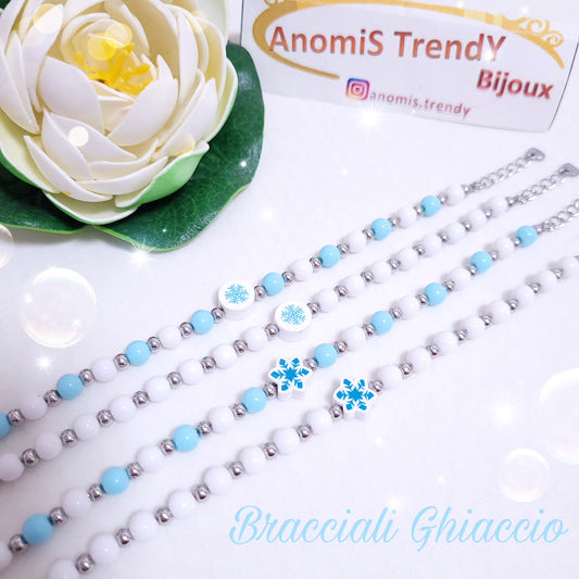 Bracciale Ghiaccio ❄️ in Acciaio misura regolabile