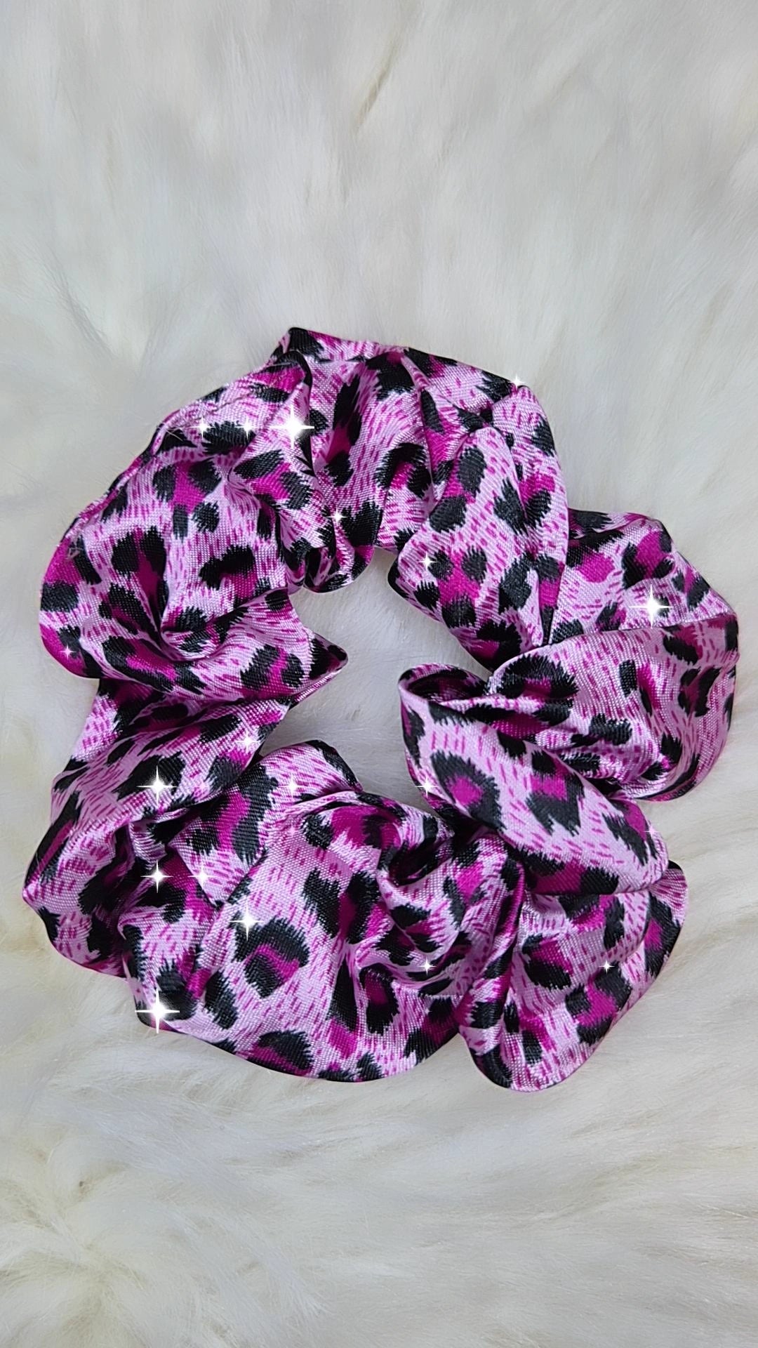 Scrunchies elastici per capelli/bracciale moda stampa animalier