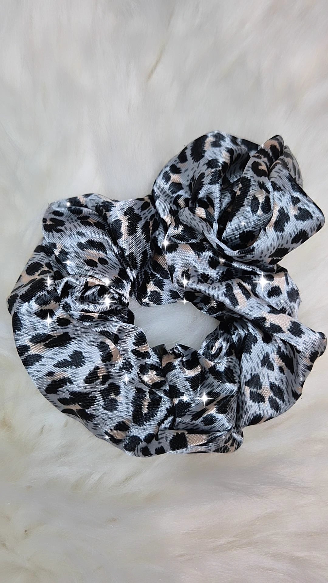 Scrunchies elastici per capelli/bracciale moda stampa animalier