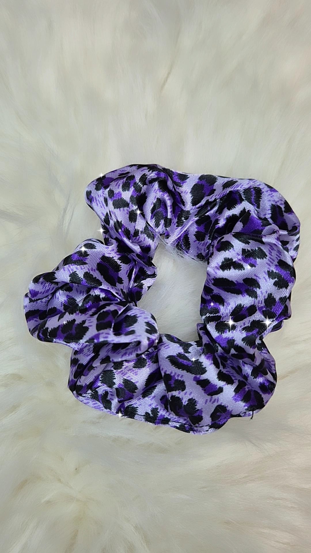 Scrunchies elastici per capelli/bracciale moda stampa animalier
