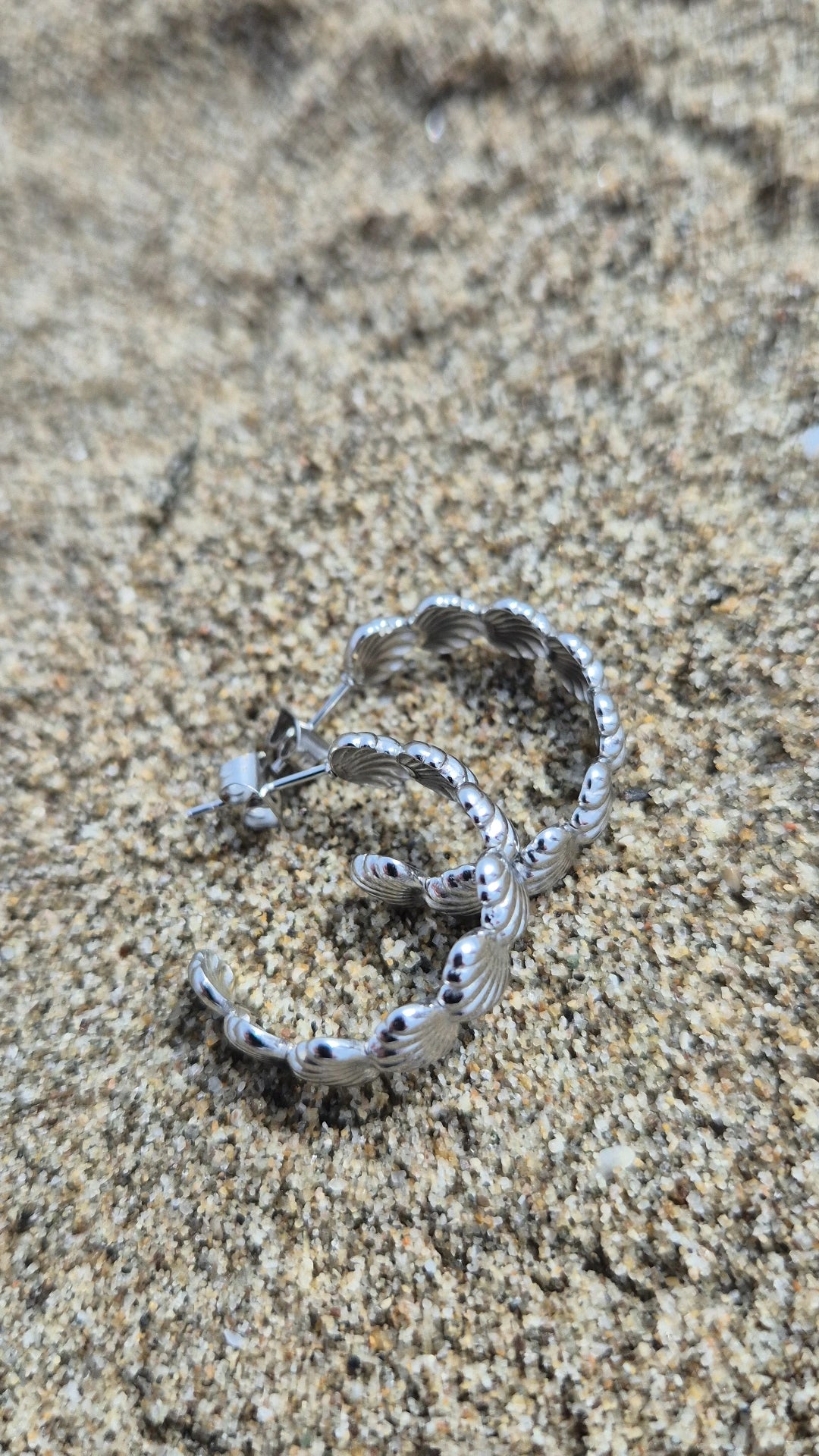 Orecchini giro Conchiglie 🐚 2cm in acciaio anallergico Silver o Gold