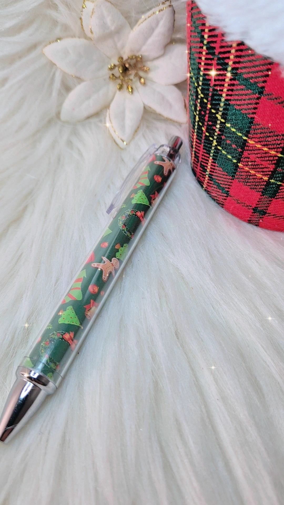 Penna Natalizia 🎅🏻 edizione limitata 2025🎄 inchiostro nero