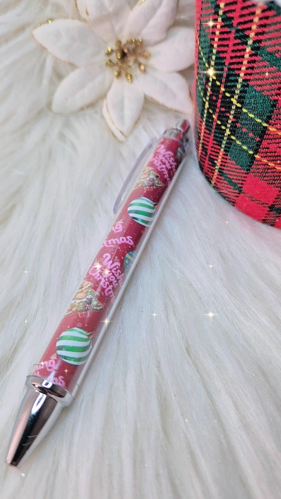 Penna Natalizia 🎅🏻 edizione limitata 2025🎄 inchiostro nero