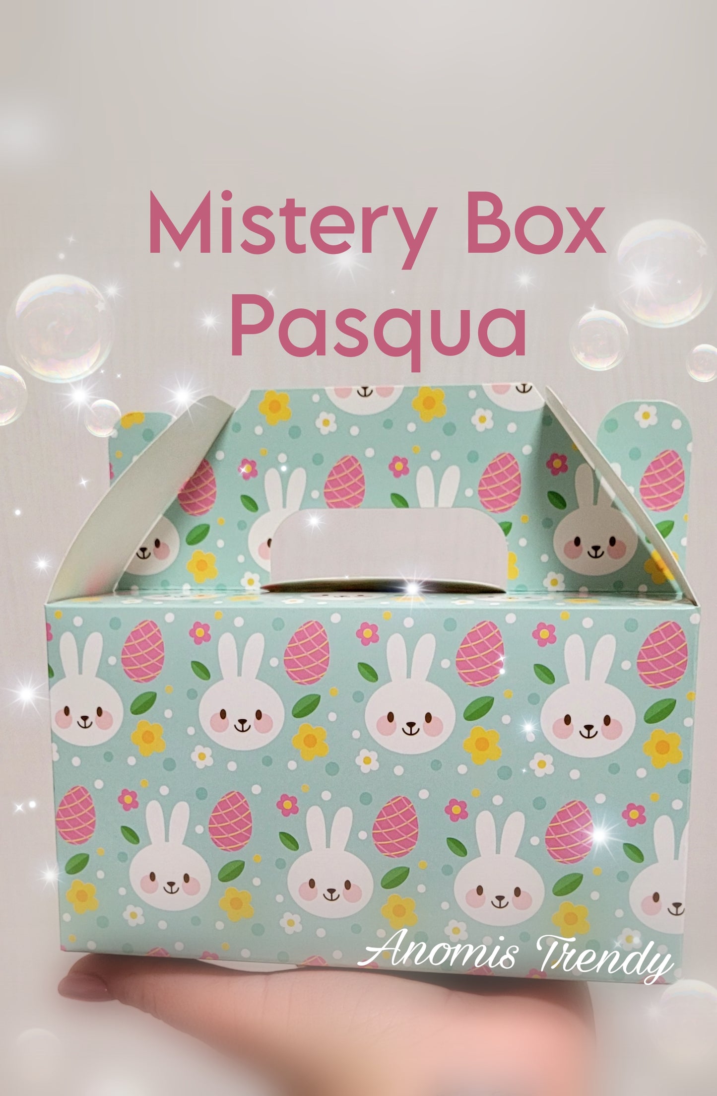 MISTERY BOX Pasqua contiene 7 pezzi tra Bijoux Profumi Gadgets