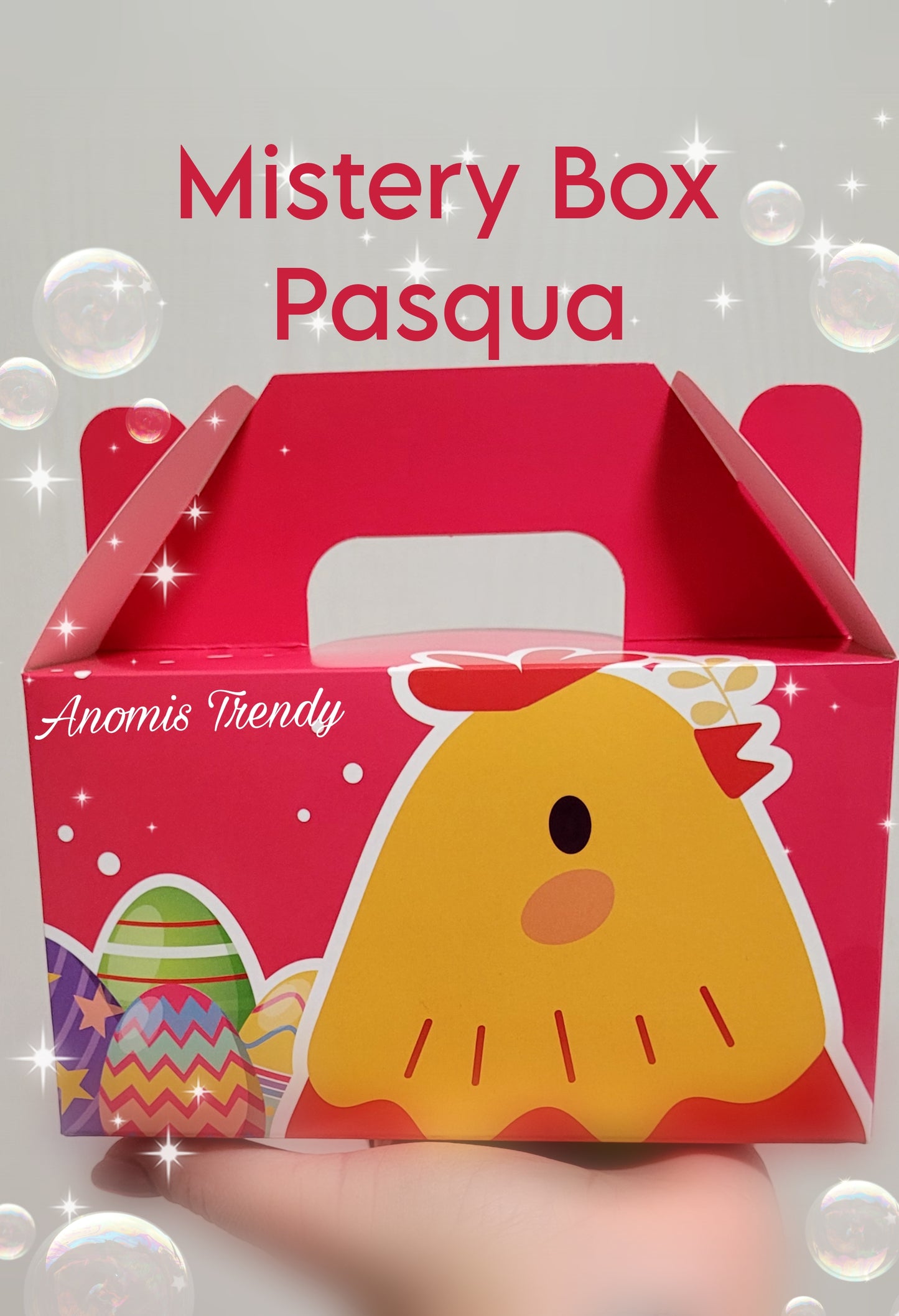 MISTERY BOX Pasqua contiene 7 pezzi tra Bijoux Profumi Gadgets