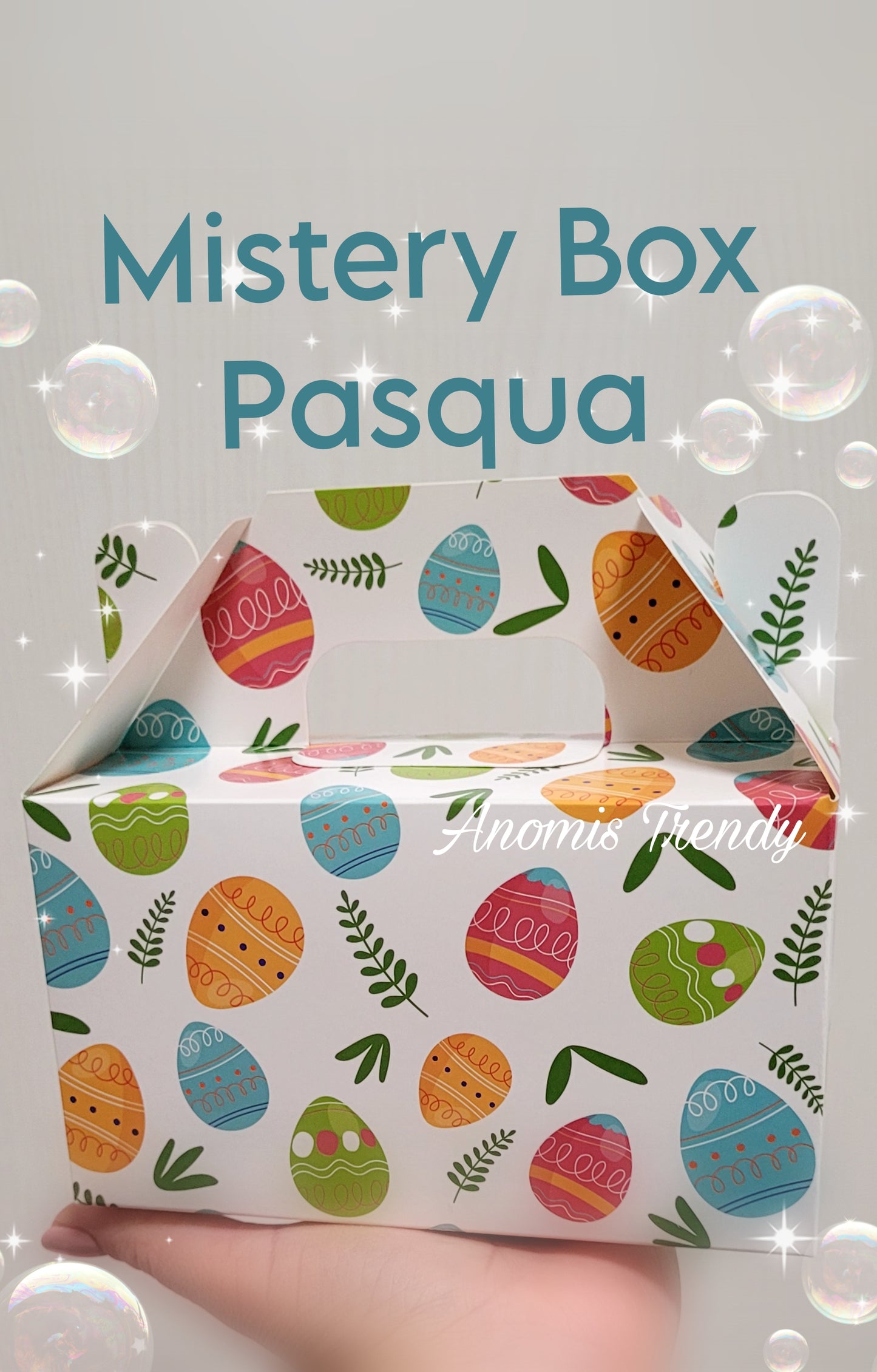 MISTERY BOX Pasqua contiene 7 pezzi tra Bijoux Profumi Gadgets