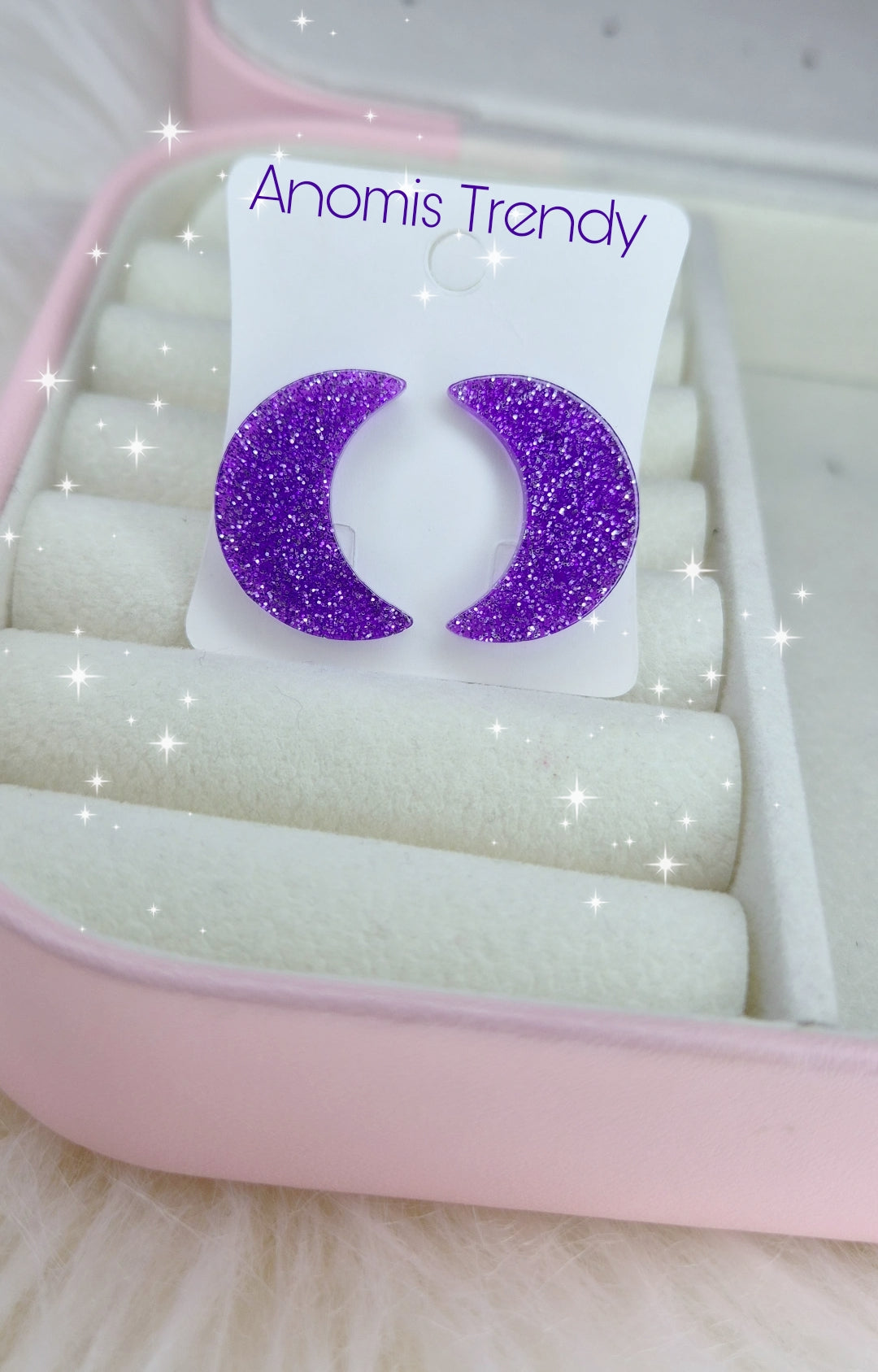 Orecchini Halloween linea GLITTER anallergici
