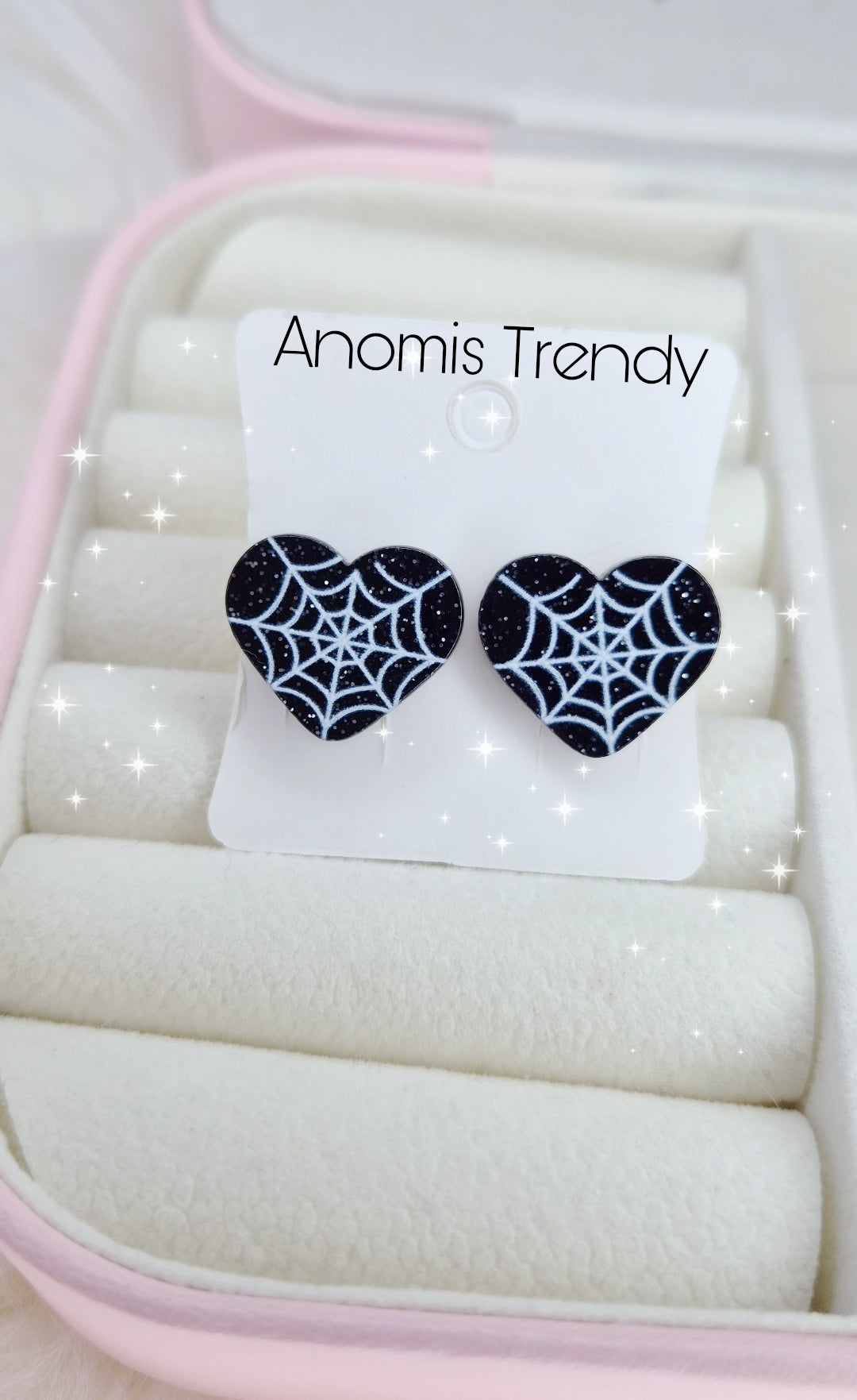 Orecchini Halloween linea GLITTER anallergici