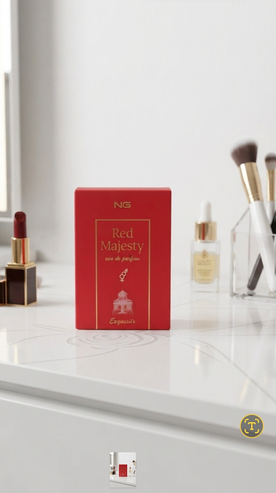 Red Majesty profumo 15ml edp spray equivale Baccarat Rouge 540