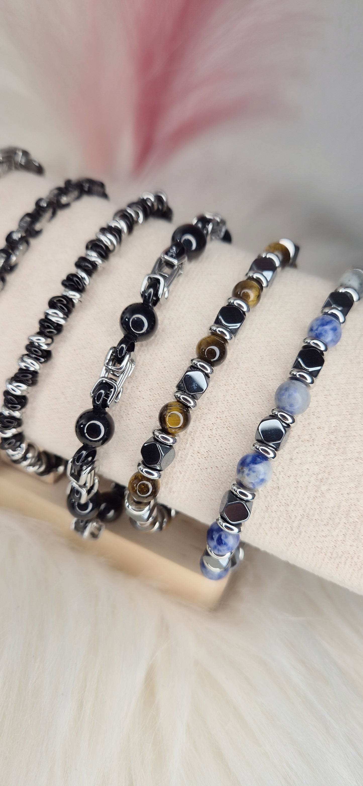Nuovi Bracciali Uomo/unisex in acciaio inossidabile anallergico mis.regolab.