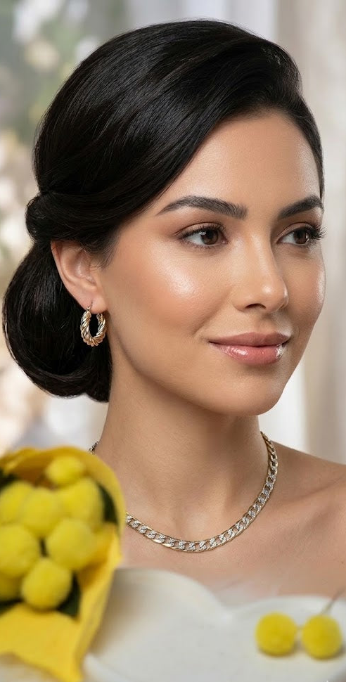 Orecchini Twisted mini cerchi 1.5cm in acciaio bicolor anallergico