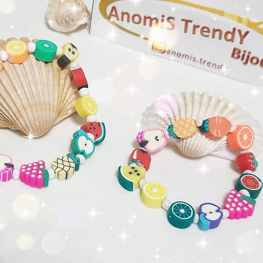 Bracciale elastico mix frutta