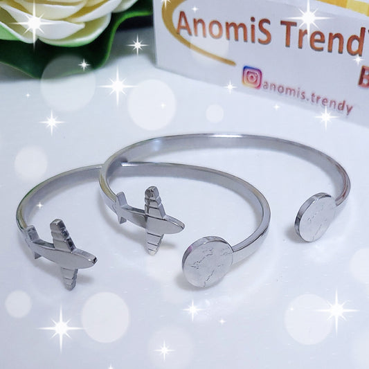 Bracciale bangle Aereo & Emisfero