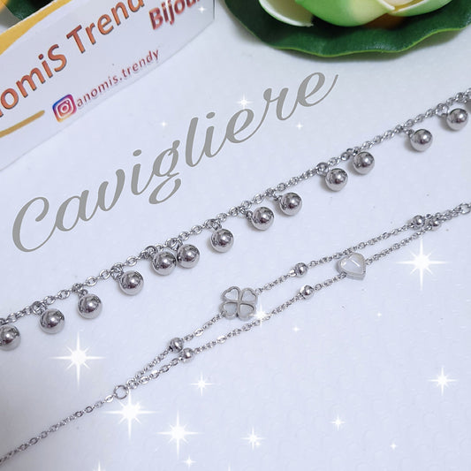 Cavigliera in acciaio inox