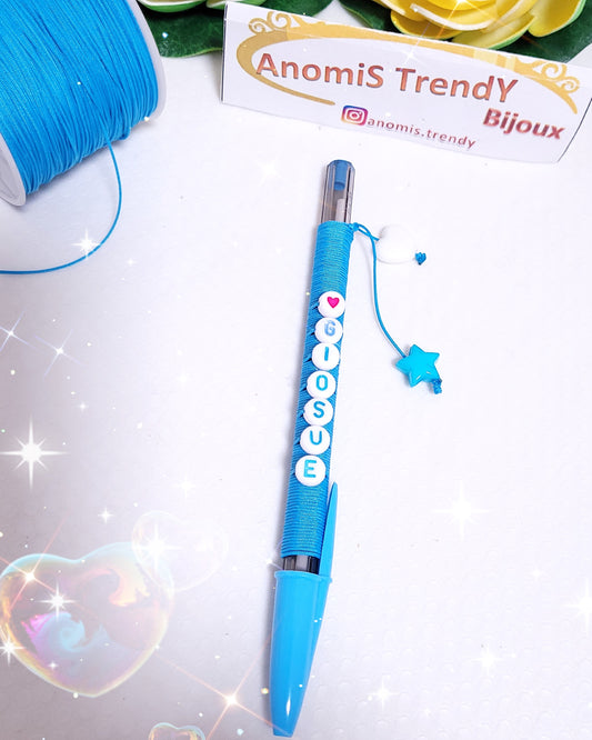 PENNA azzurra rivestimento Azzurro personalizzata