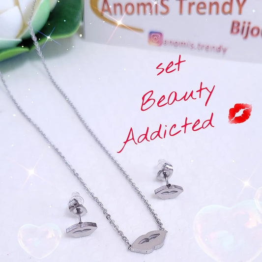 Set- Parure BEAUTY addicted -Orecchini+Collana