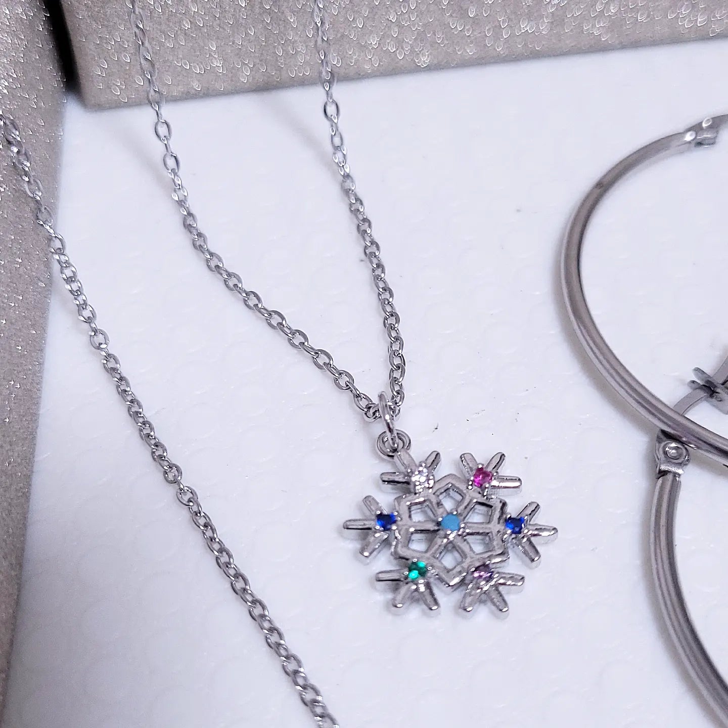 Collana Fiocco di Neve multicolor