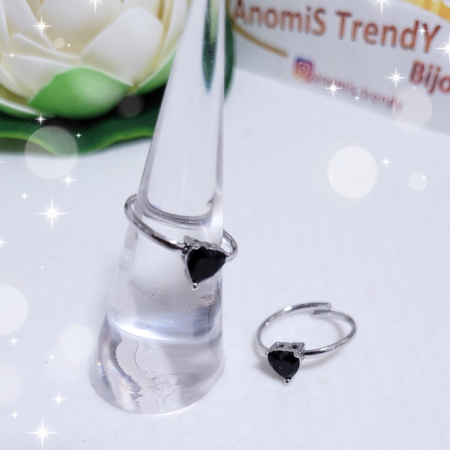 Anello Cuore Crystal