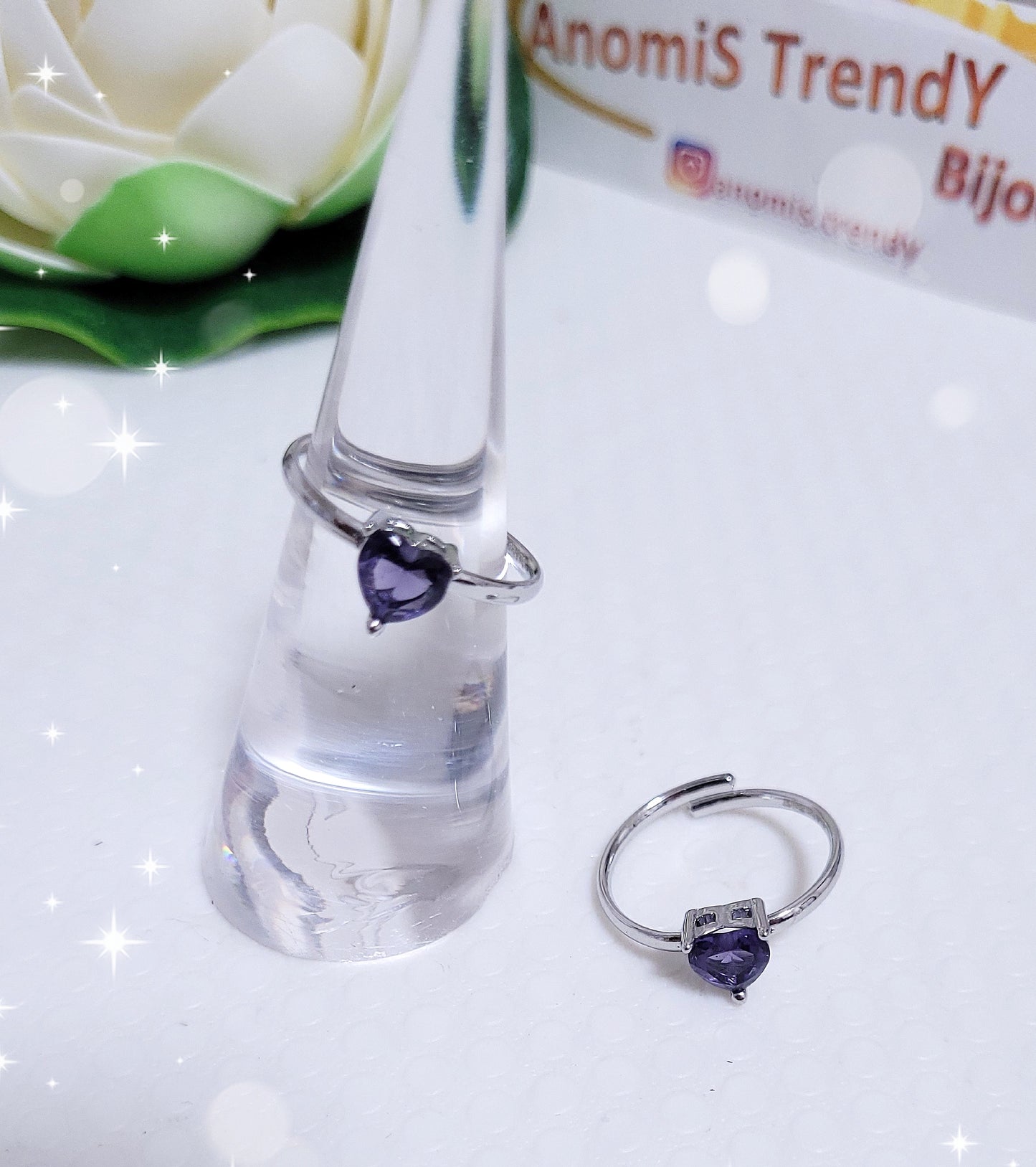 Anello Cuore Crystal