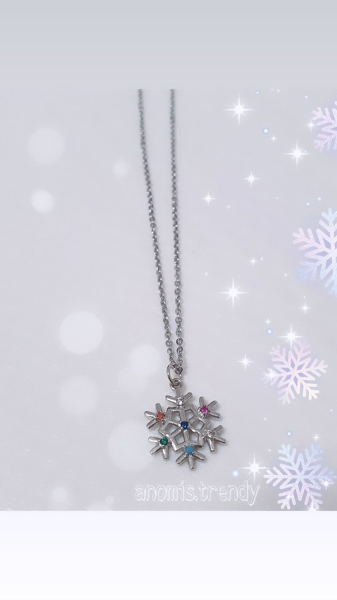 Collana Fiocco di Neve multicolor