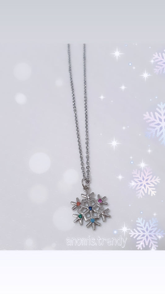 Collana Fiocco di Neve multicolor