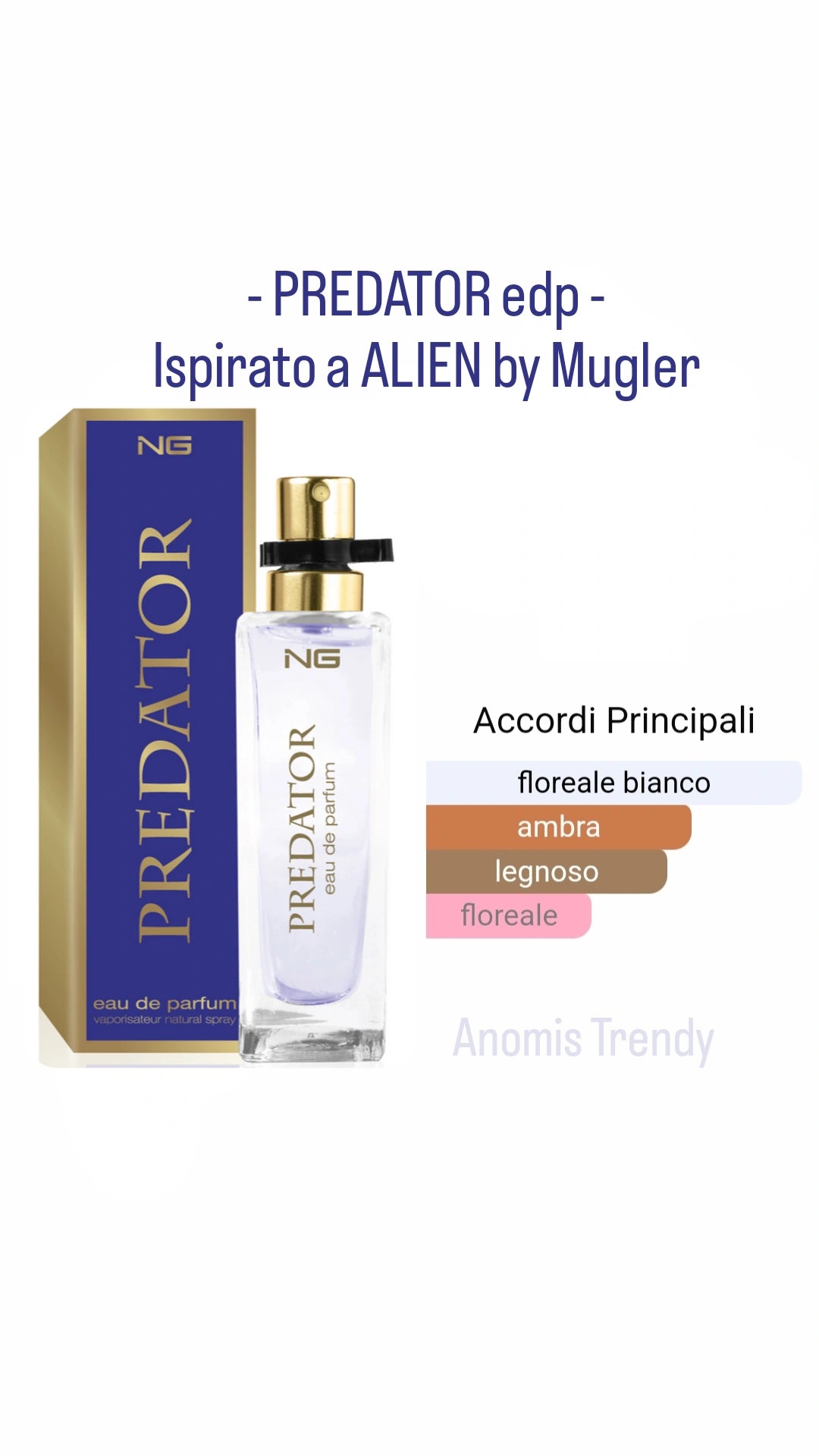 Profumo donna 15ml PREDATOR Eau de Parfum spray