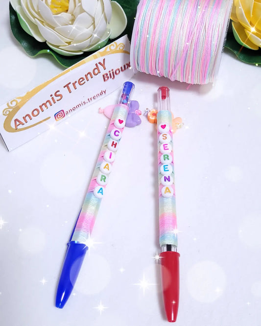 Penna BIC Crystal personalizzabilile rivestimento multicolor UNICORNO 🦄